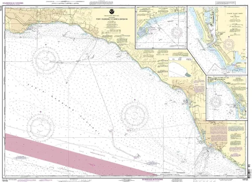 18725--Puerto Hueneme a Santa Bárbara, Santa Bárbara, Puerto de las Islas del Canal y Puerto Hueneme, Ventura