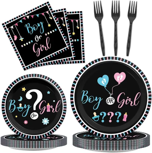 Miniatura 27 de 96 piezas de decoración de cumpleaños número 65 para hombres, platos y servilletas de papel para la mesa de pastel, suministros de mesa