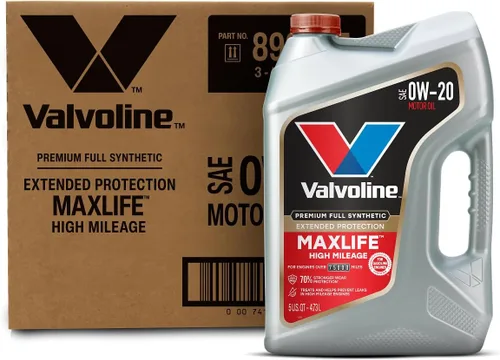 Miniatura 38 de Valvoline - Aceite de motor de mezcla sintética SAE 10W-40 de alto millaje, con MaxLife Technology, 5 cuartos de galón