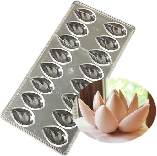 Miniatura 12 de Molde de Policarbonato para Chocolate Molde de Caramelo DIY Plástico Duro Transparente Utensilios de Repostería Herramientas de Pastelería 4