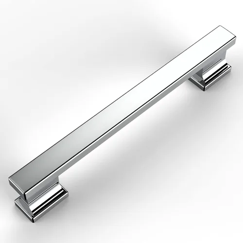 Miniatura 27 de Amerdeco - Paquete de 6 perillas en negro mate para gabinete, un solo orificio de 1.46 pulgadas, manijas para armarios, tiradores rectangulares