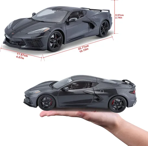 Miniatura 3 de Maisto 1:18 Edición Especial 2020 Chevrolet Corvette Stingray Z51 - Gris