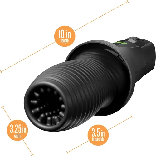 Miniatura 3 de Blush M - Masturbador giratorio de 10 pulgadas para hombres, 3ª base de 360 ° real como sensación de succión oral ~ movimiento de mamada inversa