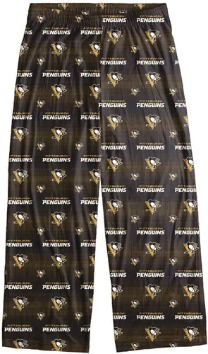 FOCO Pittsburgh Penguins - Pantalones de pijama para hombre, diseño de dispersión
