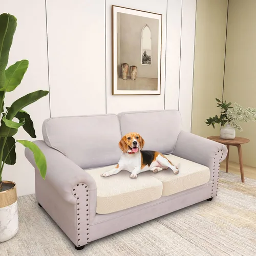Miniatura 7 de hyha Fundas individuales para cojines de sofá, fundas elásticas para cojines de sofá mágicas y lavables, funda deslizante para sofá de perro