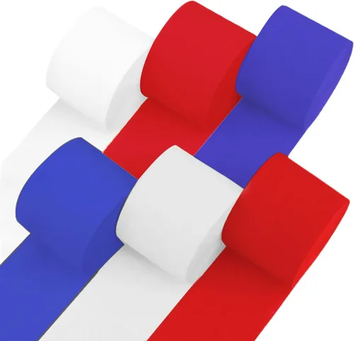 Miniatura 39 de 12 rollos de serpentinas de arcoíris únicos, paquete de 12 rollos de papel crepé arcoíris únicos de 984 pies para decoraciones de fiestas, Multicolor