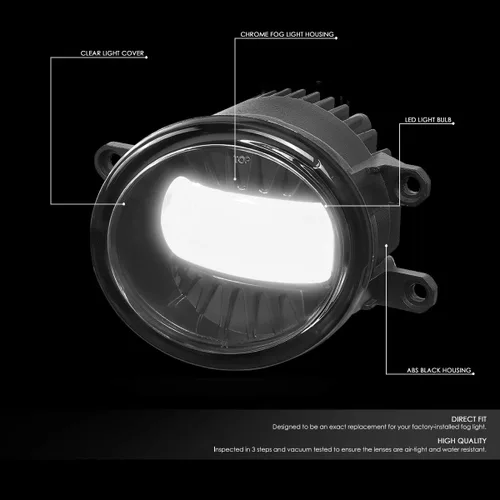 Miniatura 2 de DNA MOTORING FL-ZTL-308-CH Proyector LED antiniebla para el lado del conductor y del pasajero