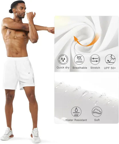 Miniatura 9 de NORTHYARD - Pantalones cortos deportivos para correr para hombres, ligeros, de secado rápido, 7, 5 o 9 pulgadas, para senderismo, deportes, gimnasio
