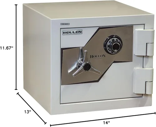 Miniatura 2 de Hollon Safe FB-450C Oyster Series B-Rated 2 Hr Seguridad Incombustible Tamaño de la caja fuerte Tamaño: 1.23 pies cúbicos., Tipo de candado