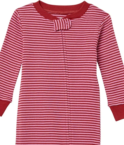 Miniatura 2 de Tienda Essentials Pijamas de algodón sin pies para niños pequeños y niñas, paquete múltiple