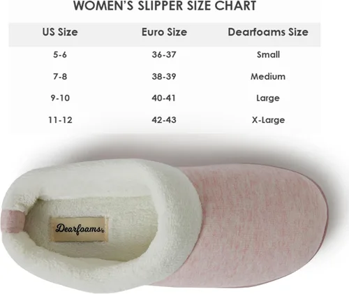 Miniatura 6 de Dearfoams Sudadera de espuma viscoelástica para mujer, Malva pálido