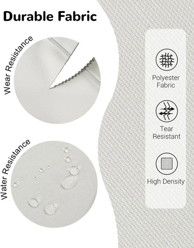 Miniatura 5 de Mochila pequeña de senderismo impermeable de 20L con correa para el pecho para hombres y mujeres, mochila ligera para exteriores, gris