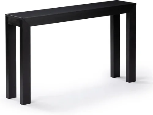 Miniatura 4 de Plank+Beam Mesa consola moderna de madera maciza, 46 pulgadas, mesa de sofá, mesa de entrada estrecha para pasillo, detrás del sofá, sala de estar