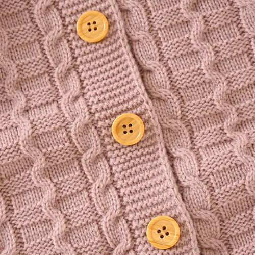 Miniatura 5 de Sduydiosy Mameluco para bebé recién nacido, ropa de manga larga con botones, lindo traje de invierno para bebé