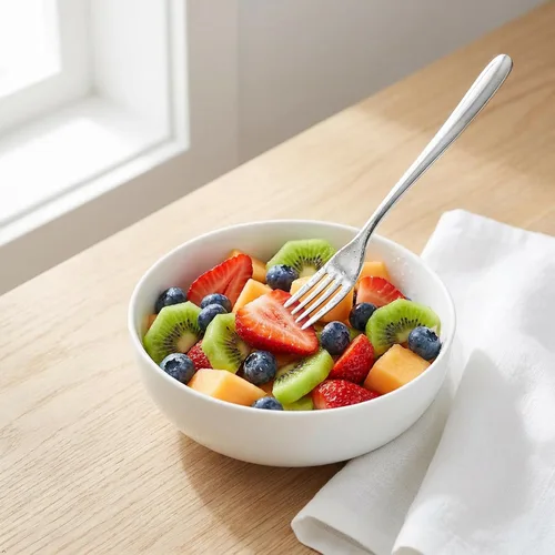 Miniatura 7 de Kekow Tenedores de postre de 12 piezas, acero inoxidable, 7 pulgadas