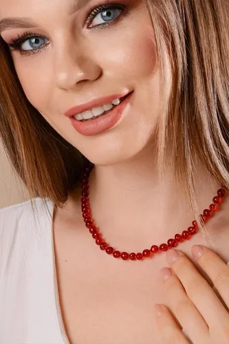 Miniatura 25 de Amber Necklace for Women - HandMade Baltic Jewelry for Adult - 18 inch - 100% Genuine