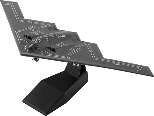 Miniatura 8 de B-2A Spirit - Aviones fundidos a presión a escala 1/200, modelo de bombardero sigiloso, regalo para coleccionistas, entusiastas de la aviación