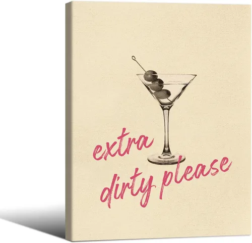 Miniatura 18 de Pósteres vintage de Martini rosa a la moda, cócteles, bebidas alcohólicas, impresiones artísticas de pared para el hogar, apartamento, cocina, bar