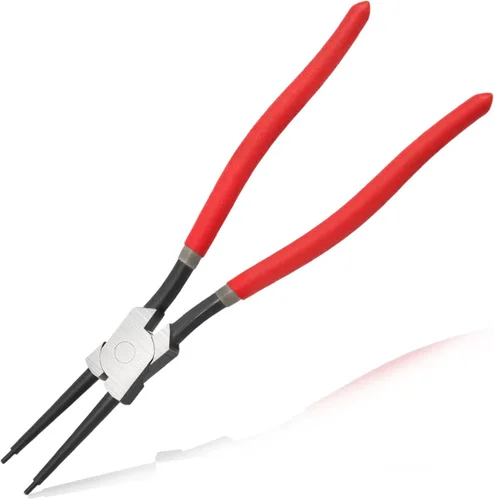 Miniatura 9 de Alicates de Anillo de Presión de 13 Pulgadas de Servicio Pesado Alicates de Circlip Externos Punta de Mandíbula Recta Diámetro 0.12" para Instalar