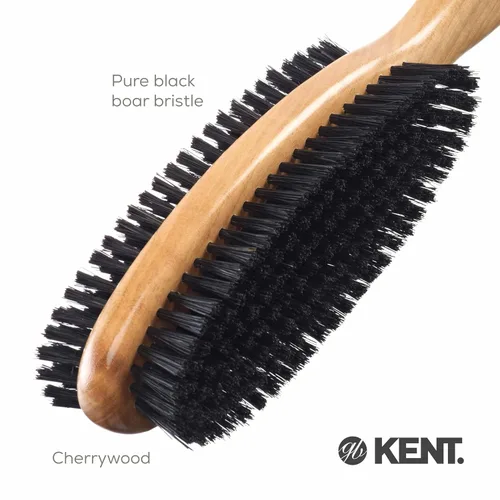 Miniatura 7 de Kent CC20 Cepillo de Ropa y Removedor de Pelusa de Doble Cara con Madera de Cerezo, Lado Firme para Polvo y Suciedad, Lado Suave para Cepillar