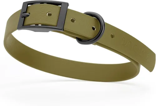 Miniatura 92 de Dogline Biothane - Collar impermeable para perro con hebilla de liberación rápida, resistente cincha de nailon recubierta con resistente y a prueba