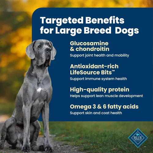 Miniatura 3 de Blue Buffalo Life Protection Formula - Alimento seco para perros adultos de raza grande, promueve la salud de las articulaciones y los músculos