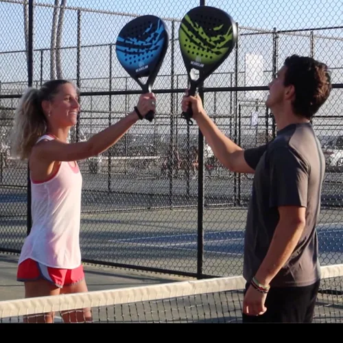 Miniatura 4 de Padel Racket Carbon Fiber Surface with EVA Memory, Flex Foam Core - Lightweight Padel Racquet