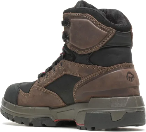 Miniatura 4 de Wolverine Legend zapatos de trabajo impermeables con puntera de composite, 6 pulgadas, para hombre Marrón oscuro