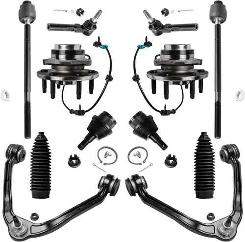 Miniatura 75 de Detroit Axle - Kit de extremo delantero RWD para Chrysler 300 Dodge Challenger Charger Upper Lower Control Arms rótulas de rodamiento de rueda Bujes