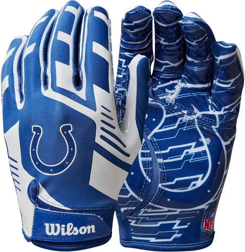 Miniatura 41 de Wilson NFL - Guantes de fútbol americano con ajuste elástico, tallas para jóvenes y adultos