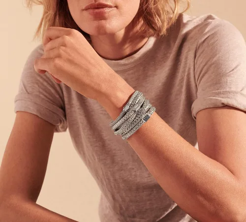 Miniatura 8 de John Hardy Pulsera clásica de cadena de 0.256in para mujer, Metal