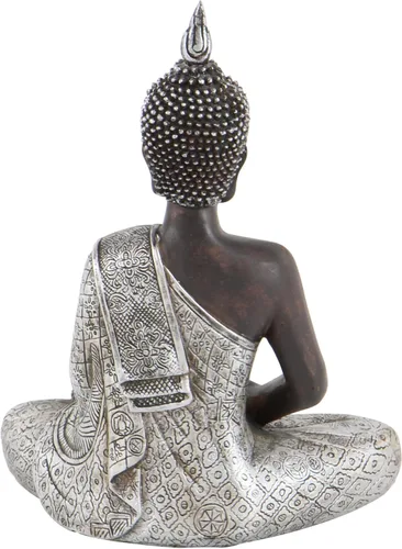 Miniatura 3 de 8 Pulgadas Estatua Paz Armonía Thai Buda meditando.