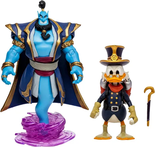 Miniatura 5 de McFarlane Toys - Disney Mirrorverse Genie Scrooge McDuck de 5 pulgadas y Goofy 7 pulgadas, figura de acción 3 unidades, etiqueta dorada, exclusiva