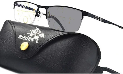 Miniatura 3 de Gafas de lectura fotocromáticas progresivas multifoco para hombre