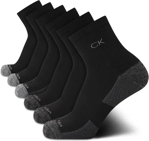 Miniatura 33 de Calvin Klein Calcetines deportivos acolchados de corte alto para hombre (paquete de 6)
