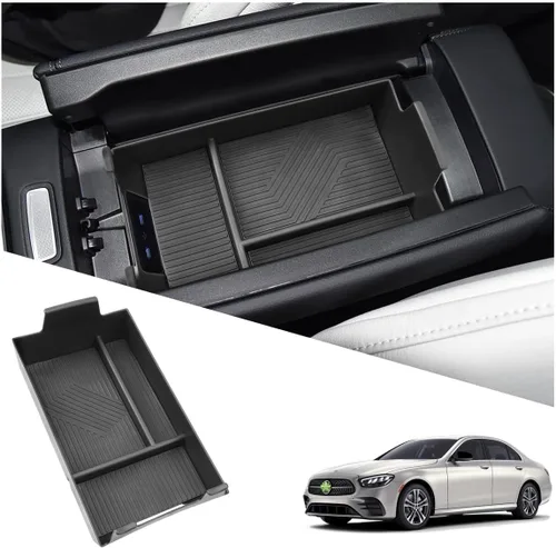 Miniatura 24 de Organizador de consola inferior compatible con Nissan Rogue (S/SL/SV/Platinum) 2021 2022 2023 2024 2025 2026 Nissan Rogue (S/SL/SV/Platinum) Bandeja