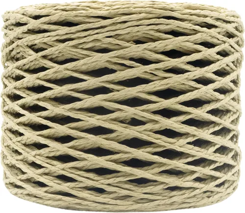 Miniatura 42 de Mandala Crafts Aqua Raffia - Hilo de rafia para envolver regalos, cinta de rafia de papel natural de 200 yardas para ganchillo, manualidades