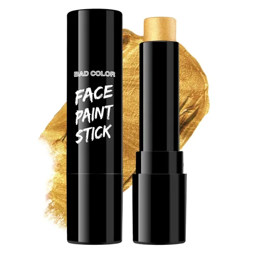 Miniatura 38 de BADCOLOR Barra de pintura naranja para la cara y el cuerpo, crema mezclable para ojos negros de cuerpo completo, maquillaje para Halloween, SFX