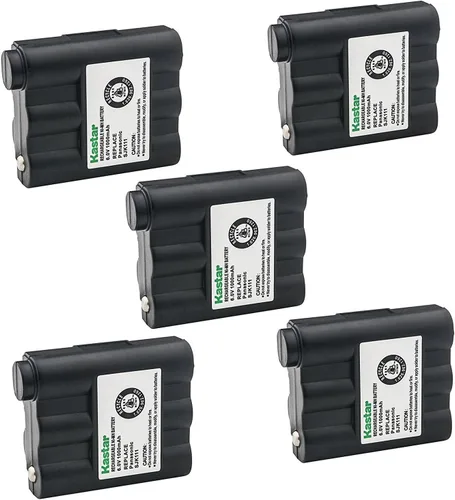 Kastar Paquete de 5 baterías inalámbricas Ni-MH 6V 1000mAh, batería de repuesto para radio bidireccional Midland GXT-775 GXT-795 GXT720 GXT750