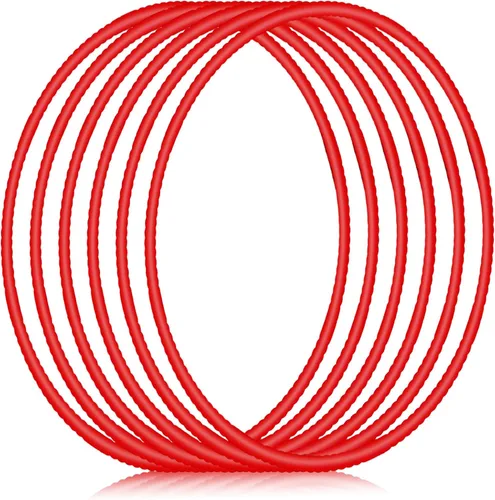 Miniatura 8 de Shappy - 6 piezas de aros de ejercicio desmontables ajustables, juguete de plástico, juguetes de patio de juegos, aros circulares