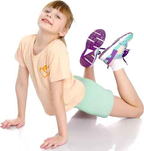 Miniatura 5 de Boyiee Paquete de 8 pantalones cortos de baile para niñas, pantalones cortos de ciclismo, gimnasia, yoga, pantalones cortos de seguridad activos