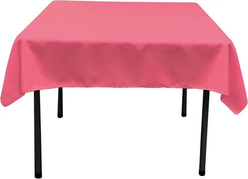 Miniatura 105 de LA Linen. Mantel cuadrado de popelina de poliéster