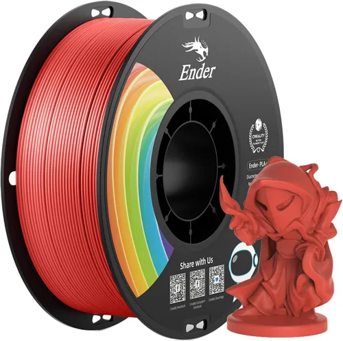 Miniatura 26 de Creality Filamento para Impresora 3D, Filamento PLA Plus 1.75mm Beige, PLA Pro Dureza Mejorada Exactitud Dimensional +/- 0.03mm, Carrete de 1KG