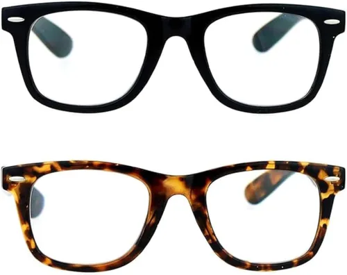 Miniatura 6 de SA106 Gafas de lectura progresivas retro con borde de cuerno multi 3 Focus