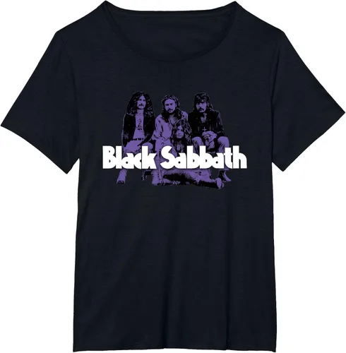 Miniatura 5 de Camiseta oficial de Black Sabbath Purple Photo, Negro