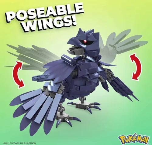 Miniatura 4 de MEGA Corviknight - Juego de construcción con 340 ladrillos y piezas compatibles y Poké Ball, juego de regalo de juguete