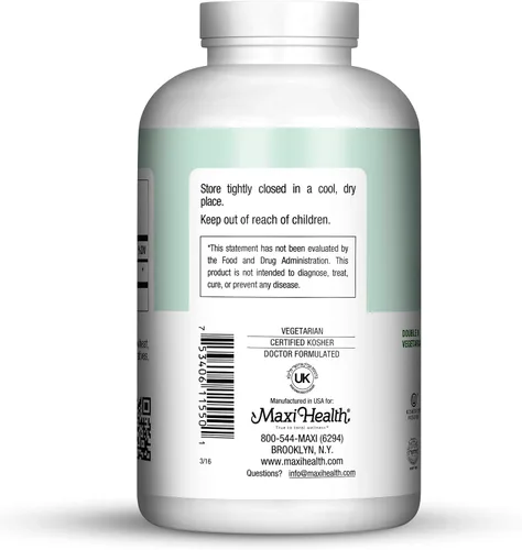 Miniatura 3 de Maxi Health Cápsulas vacías "00", 500 unidades, vegetarianas - Kosher