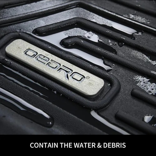 Miniatura 7 de OEDRO Alfombrillas de suelo compatibles con Ford F-250/F-350/F-450 Super Cab 2012-2016, TPE para todo clima con ajuste personalizado, juego