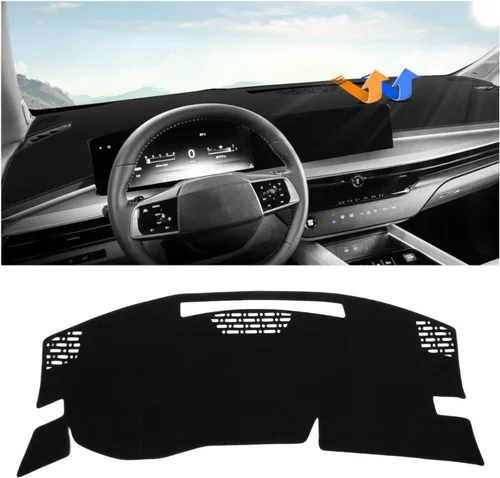 Miniatura 24 de Autorder - Tapete para salpicadero para 2007-2013 Chevy Chevrolet Silverado/GMC Sierra con dos guanteras, accesorios, cubierta de salpicadero