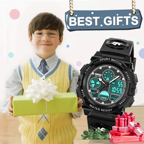 Miniatura 7 de Dodosky Juguetes para niños de 5 a 12 años, relojes deportivos digitales impermeables LED 50M para niños, regalos de cumpleaños, regalos para niños